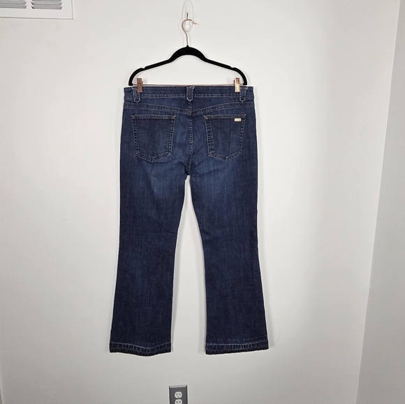 Calvin Klein Women's Low Rise Flare Blue Jeans Size 16 - Picture 11 of 13